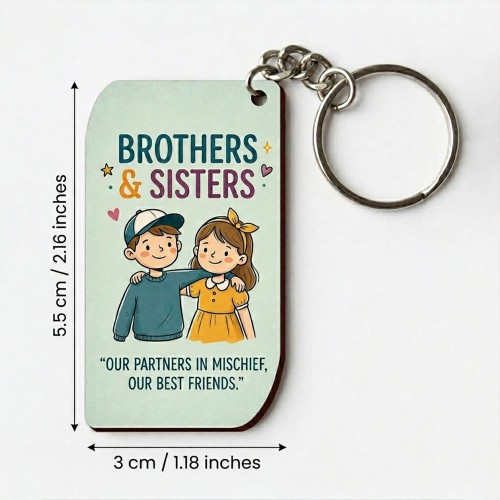 Rakhi With Keychain Hamper