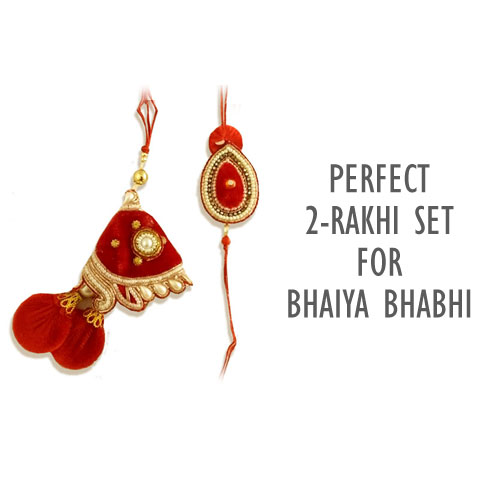 Bhaiya Bhabhi Rakhi Set Of Two