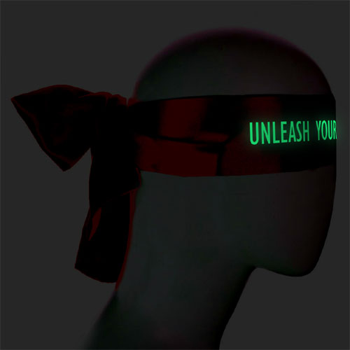 Glow In The Dark Fantasy Blindfold 