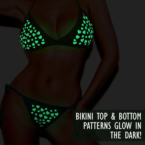 Glow In The Dark Lingerie Set