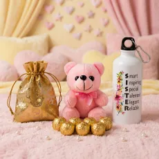 Rakhi Sister Sipper Teddy Choco Combo