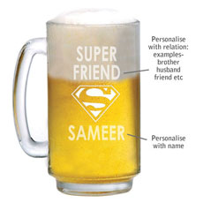 Super Personalised Beer Mug