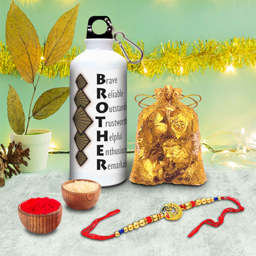 Rakhi Brother Sipper Chocolates Combo
