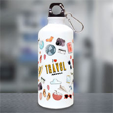 I Love Travel Sipper Bottle