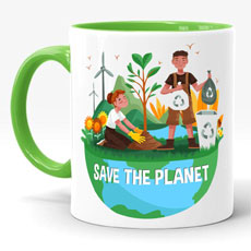 Save The Planet Environment Mug