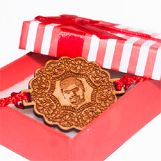 Engraved Photo Rakhi