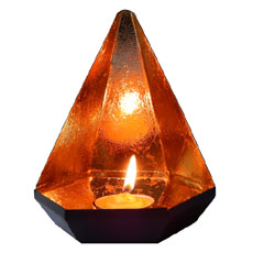 Pyramid Conch Votive Holder