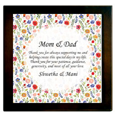 Parents Framed Plaque