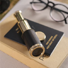 Mini Vintage Telescope With Box