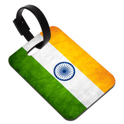 Indian Flag Luggage Tag
