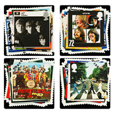 Beatles Covers Coasters Set Of Four