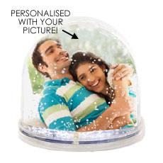 Personalised Snow Globe Photo Frame