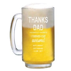 Dad Personalised Beer Mug
