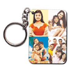 Personalised Wooden Collage Keychain