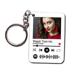 Personalised Spotify Song Code Keychain