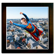 Personalised Superhero Framed Memento