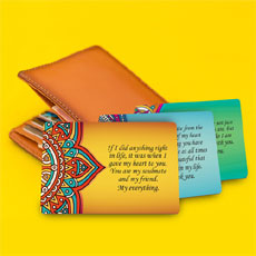 Romantic Wallet Cards Set Of Three