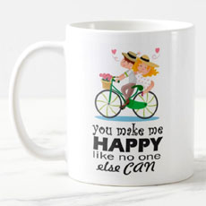 You Make Me Happy Mug