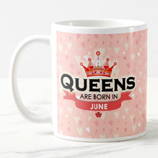 Queens Are Born In June Mug