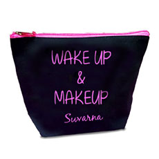 Wake Up Makeup Personalised Pouch