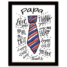 My Papa Framed Print