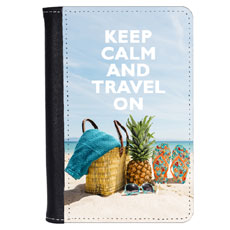 Stay Calm Travel On Passport Cover