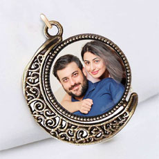 Double Sided Personalised Photo Pendant