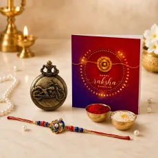 Pocket Watch Rakhi Hamper