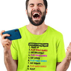 Personalised Dry Fit Gamer Tshirt