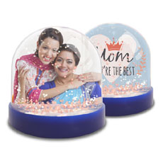 Mini Photo Snow Globe For Mom