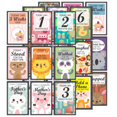 Baby Milestone Cards Set