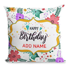 Personalised Birthday Cushion