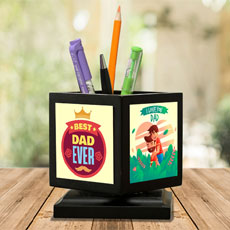 Fathers Rotating Pen Stand