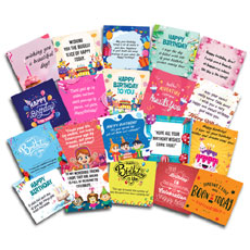 Mini Birthday Cards Set