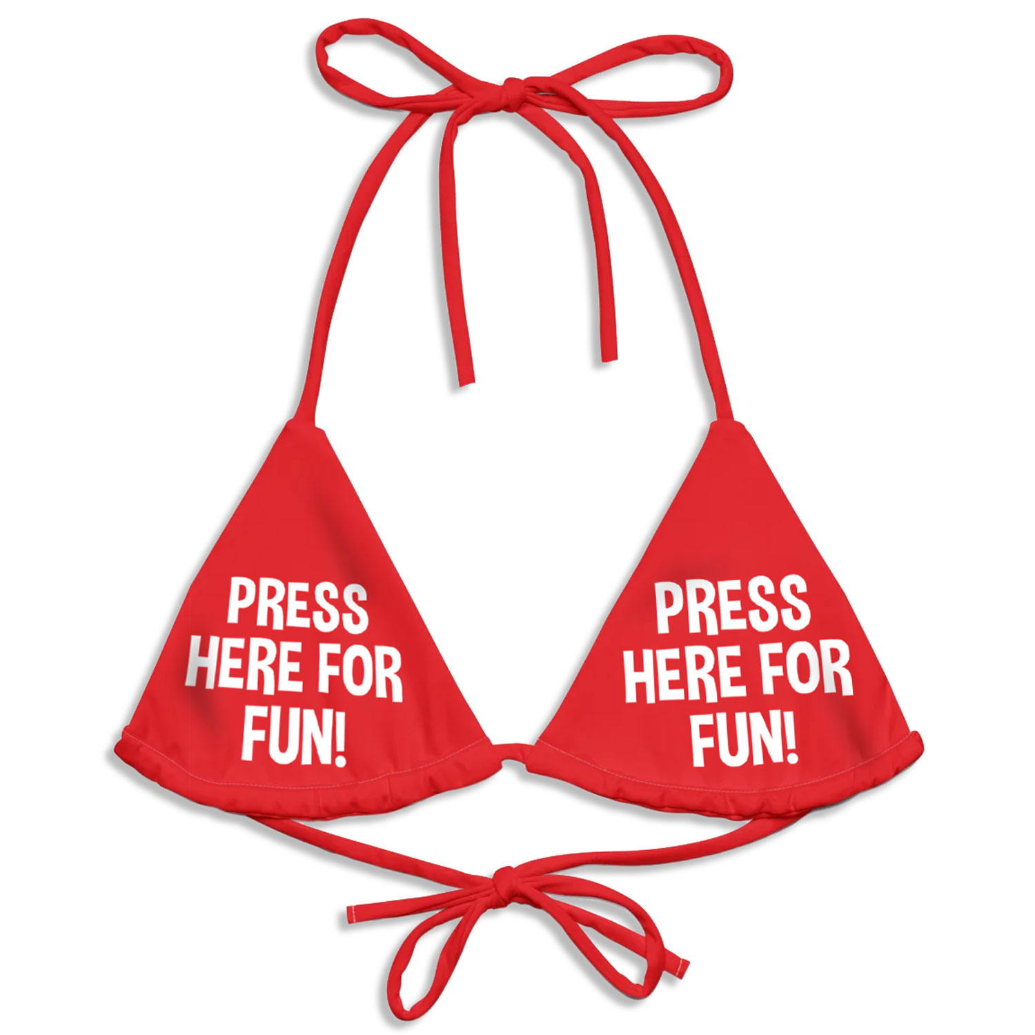 Image 5 of Press Here For Fun Bikini Top