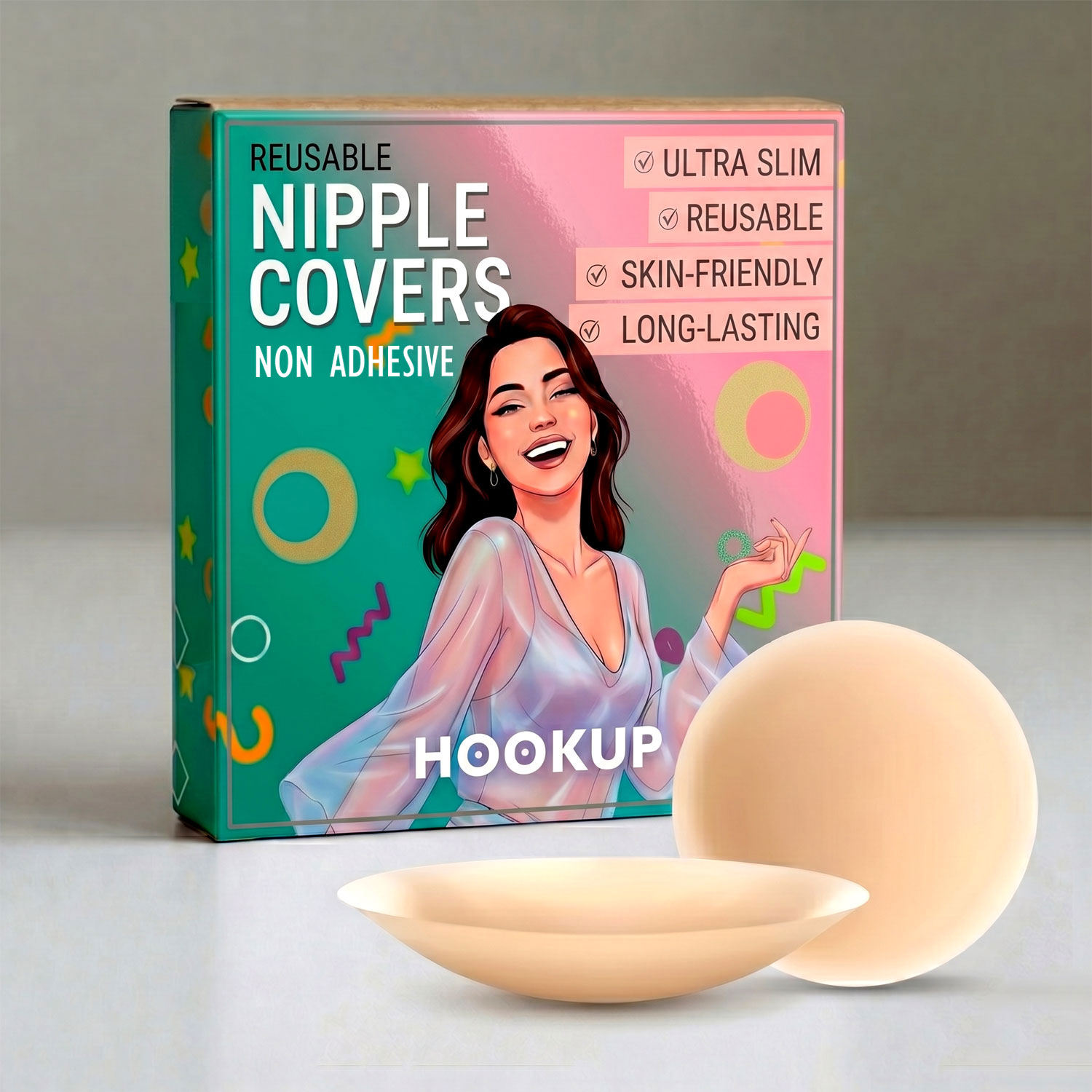 Reusable Nipple Covers Non Adhesive