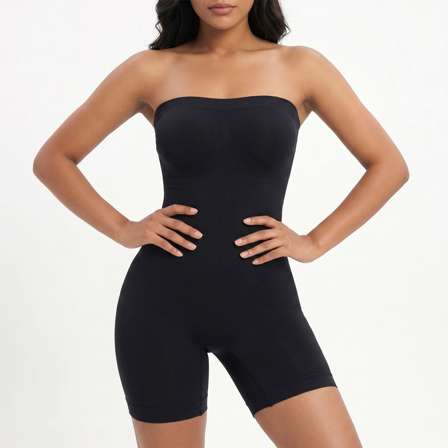 Full Body Shapewear Bodysuit Black