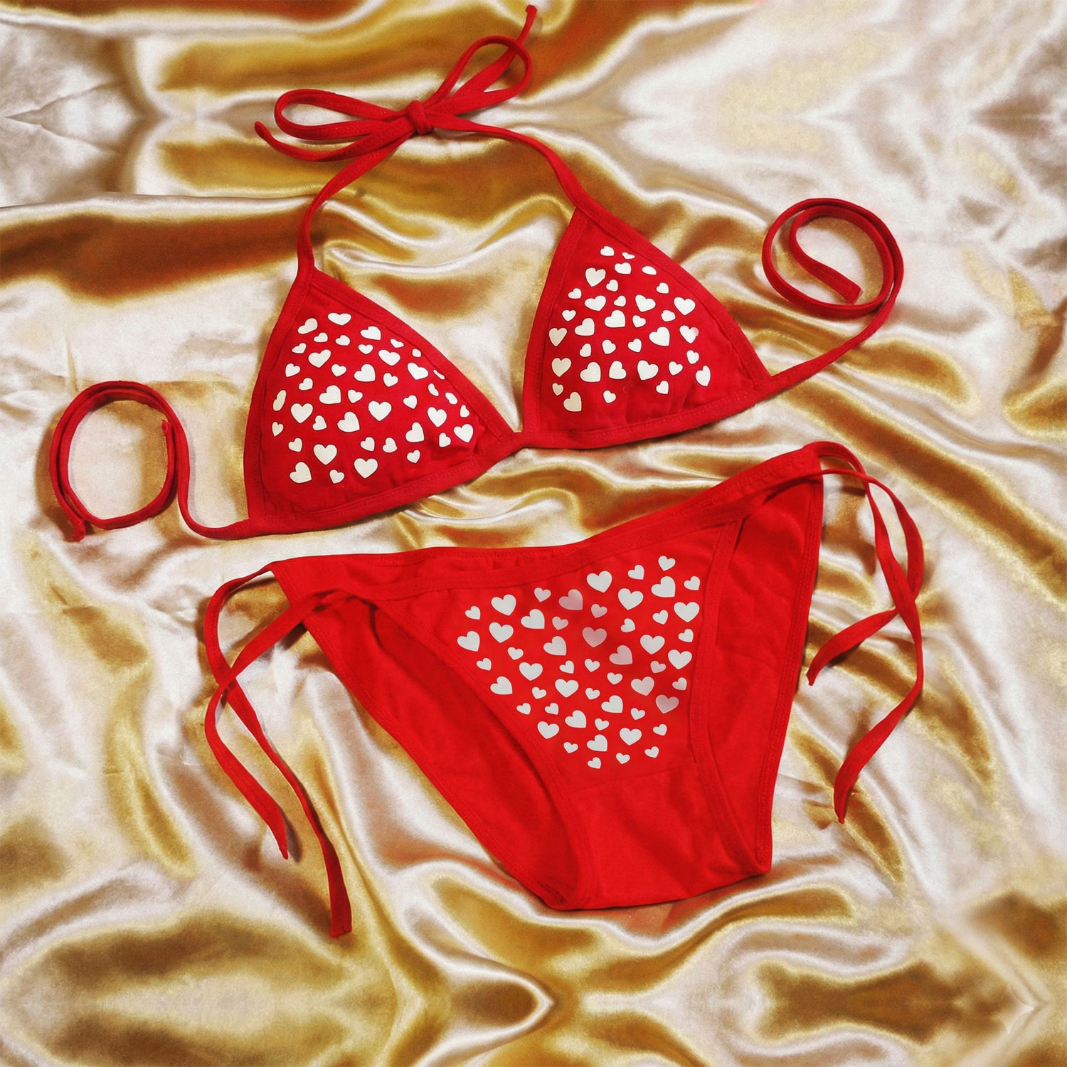 Image 5 of Glow In The Dark Lingerie Set